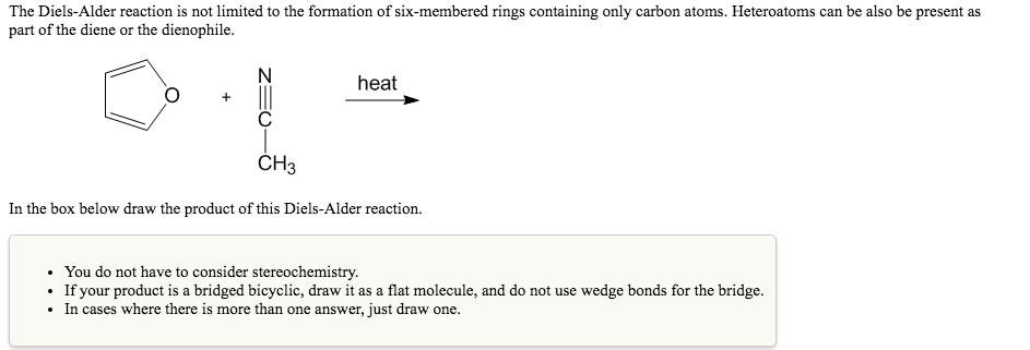 Solved The Diels-Alder reaction is not limited to the | Chegg.com