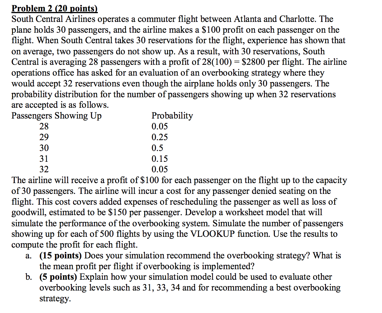 Solved South Central Airlines operates a commuter flight Chegg