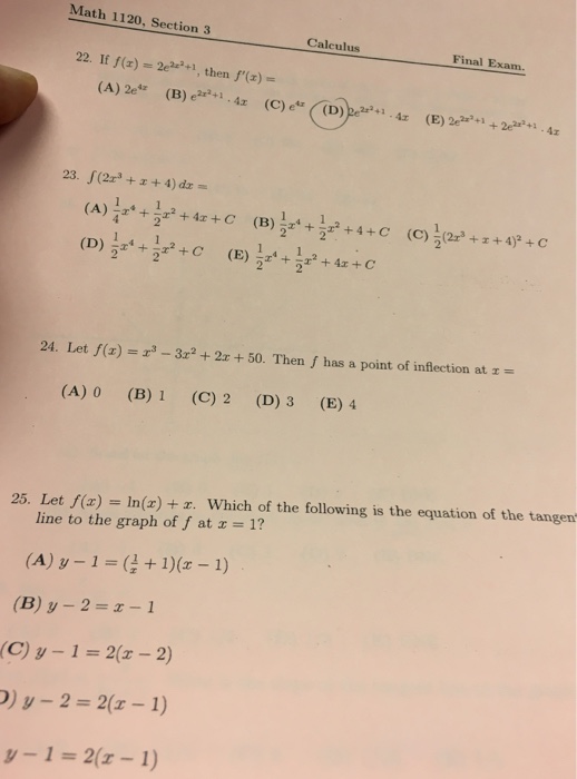 Solved If f(x) = 2e^2x^2 + 1, then f'(x) = 2e^4z e^2x^2 + 1 | Chegg.com