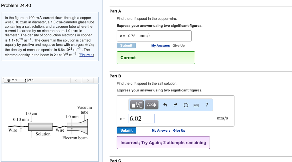 Solved In the figure, a 100 mA current flows through a | Chegg.com
