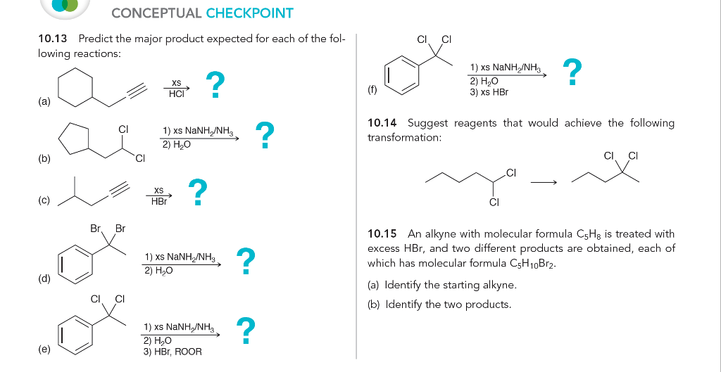 Solved Predict The Major Product Expected For Each Of The 4741