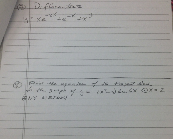 solved-7-differentiate-y-xe-2x-e-x-x-3-8-find-the-chegg