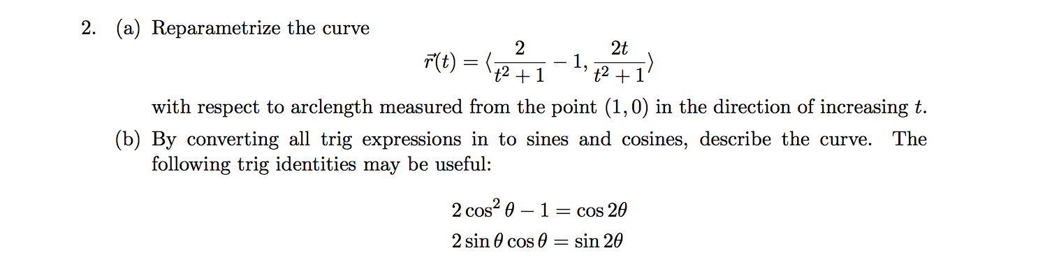 How To Reparametrize A Curve