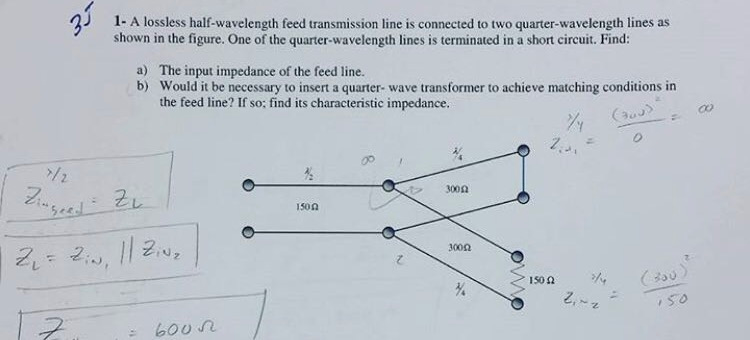 solved-1-a-feed-transmission-line-is-connected-to-lines-as-chegg