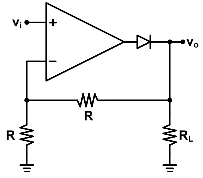 Solved In the following circuit, the op-amp is ideal except | Chegg.com