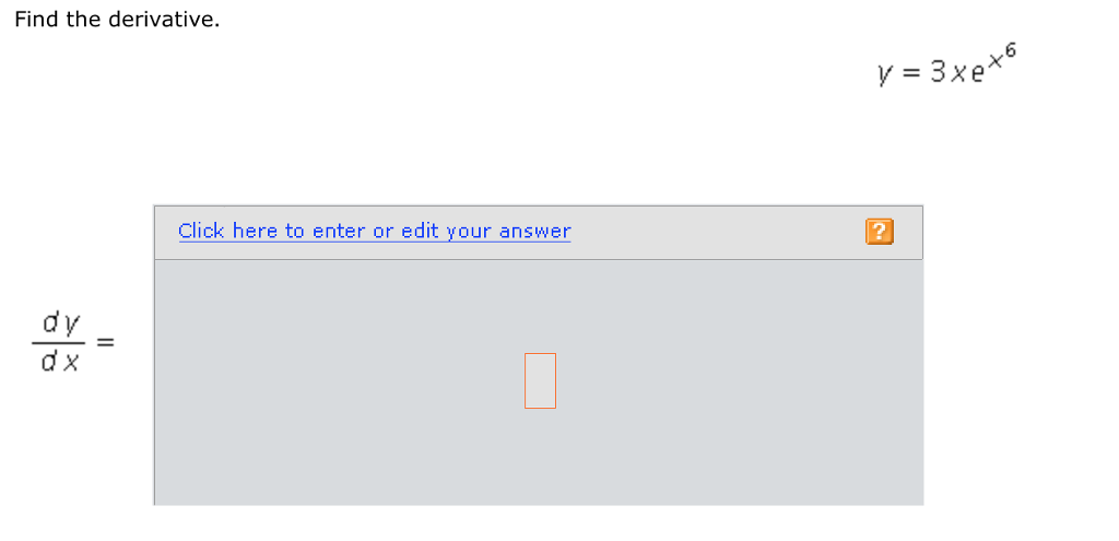 solved-find-the-derivative-y-3-xe-x-6-dy-dx-chegg