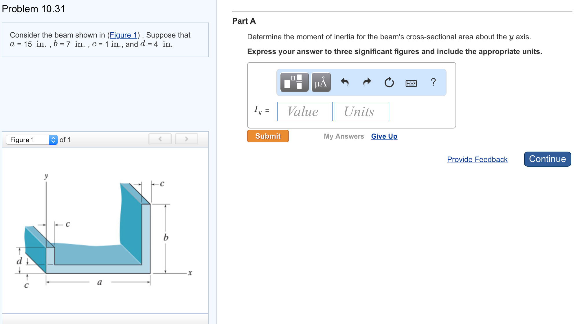 Solved Consider The Beam Shown In (Figure 1). Suppose That A | Chegg.com