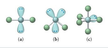 Solved Provide the correct molecular geometry for (c), given | Chegg.com