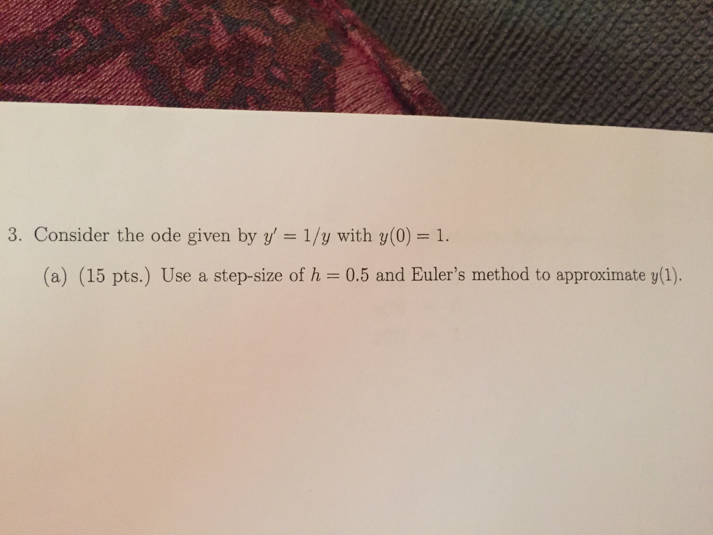 Solved (b) (15 Pts.) Use The Same Step-size And | Chegg.com