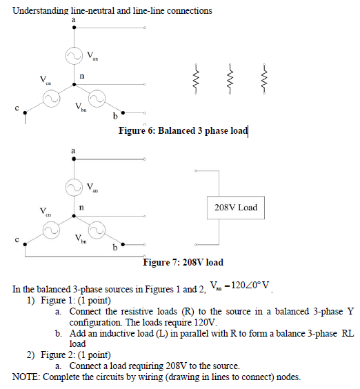 Solved Understanding line-neutral and line-line connections | Chegg.com