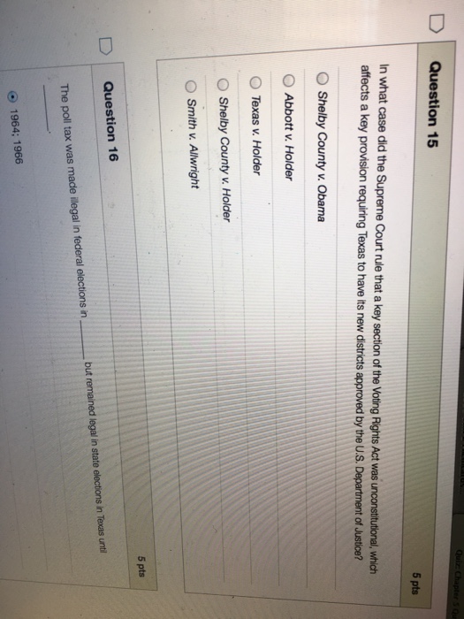 Solved In what case did the Supreme Court rule that a key