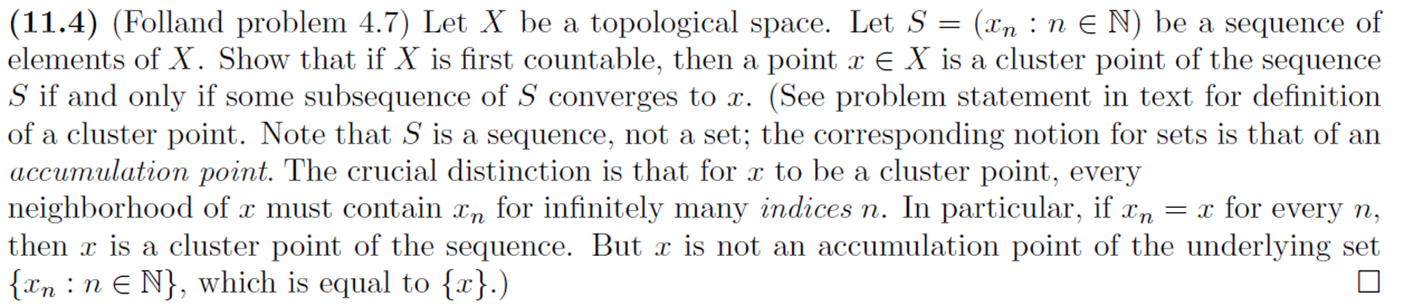 Real Analysis Problem Set Solved 11.4 Real (Mathematical) Analysis. Point Set | Chegg.com