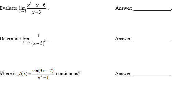 solved-evaluate-lim-x-rightarrow-3-x-2-x-6-x-3-chegg