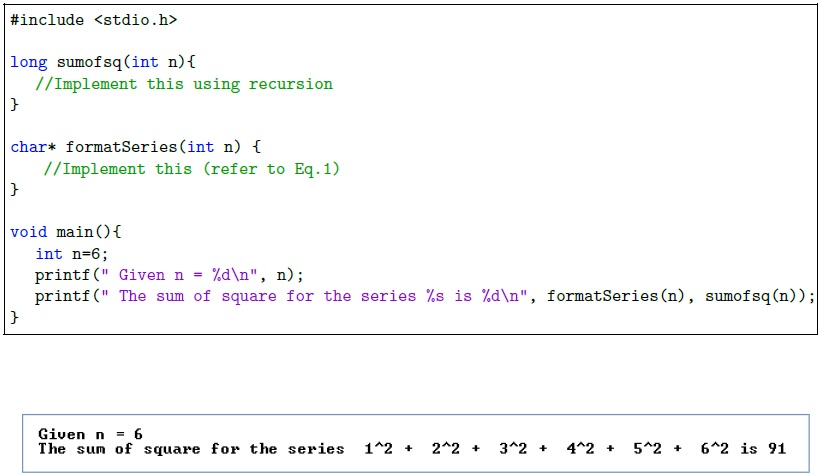 Solved Complete and implement the following C program in | Chegg.com