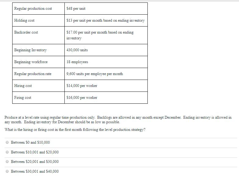 Solved The following information will be used for the next 8 | Chegg.com