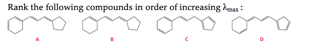 Solved Rank the following compounds in order of increasing | Chegg.com