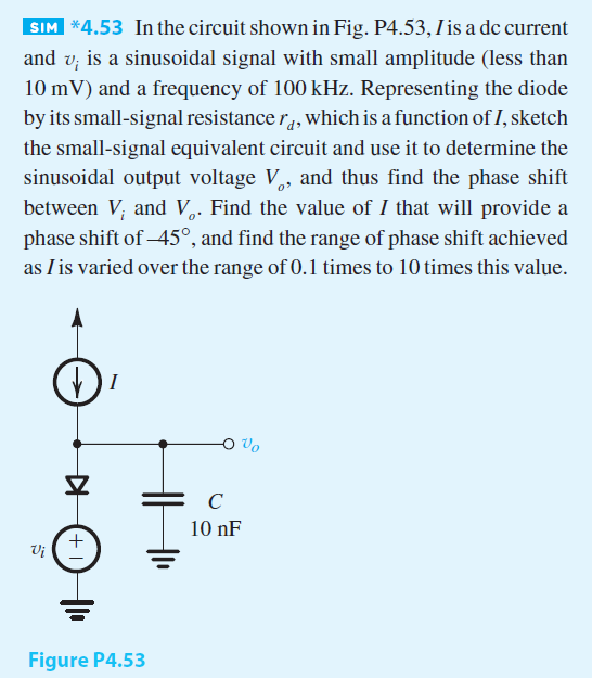 Solved In the circuit shown in Fig. P4.53, I is a dc current | Chegg.com