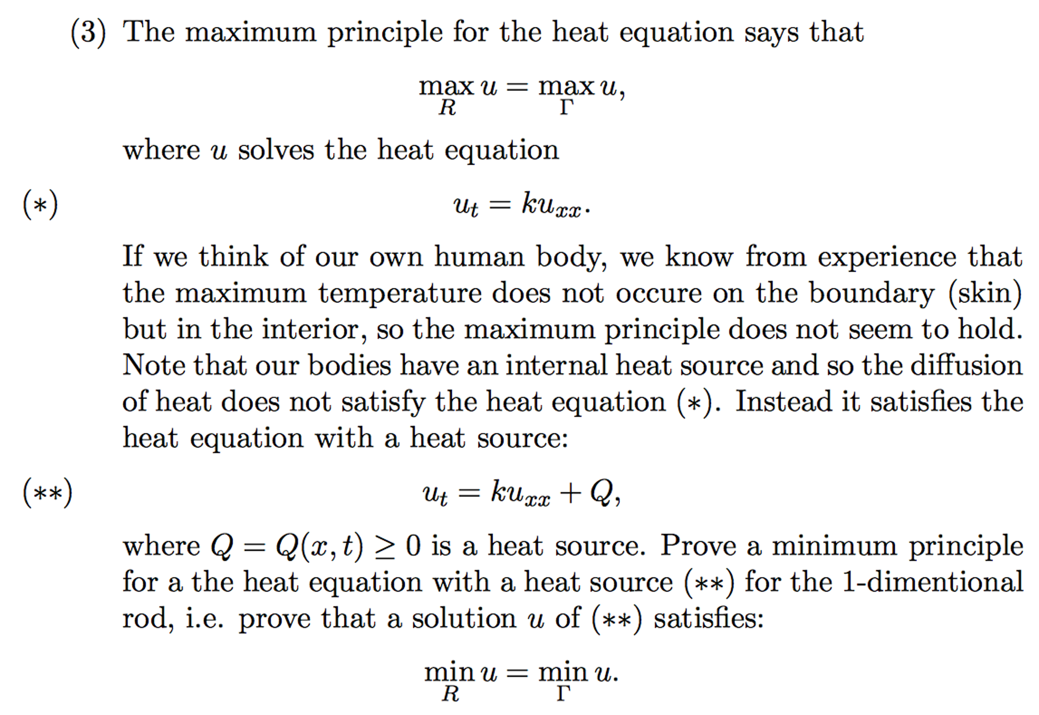 Partial Differential Equation (PDE), Heat Equation, | Chegg.com