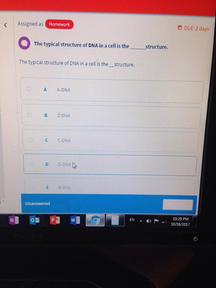 Solved Assigned as Homeworlk a DU Differences between DNA | Chegg.com