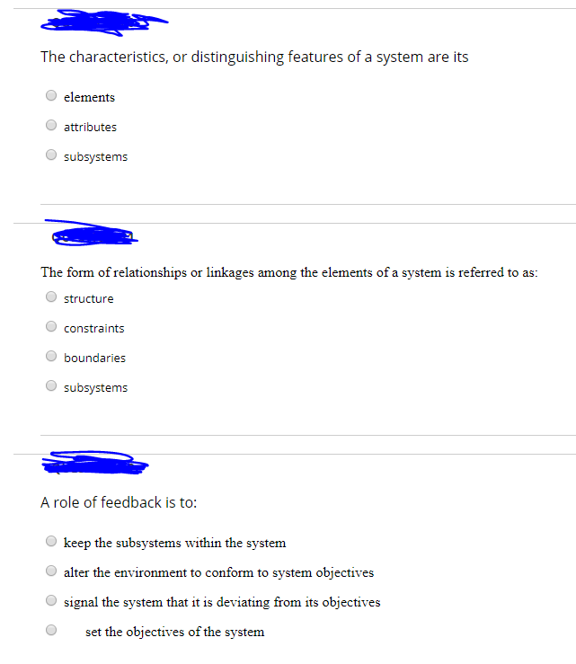 Solved The characteristics, or distinguishing features of a | Chegg.com