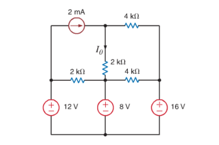 Solved Find Io in the circuit using superposition | Chegg.com