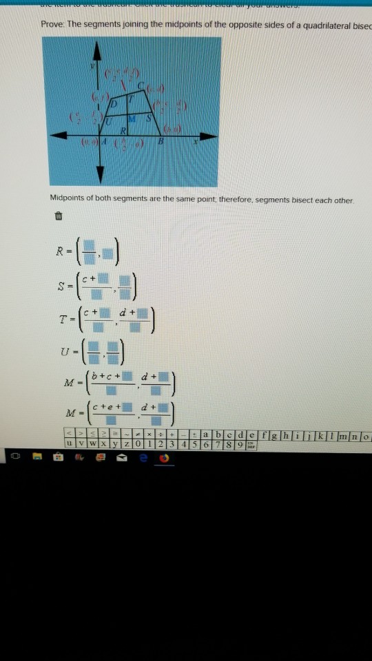 Solved Prove The Segments Joining The Midpoints Of The 1655