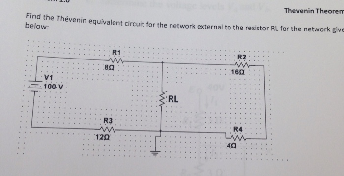 Solved Find the Thevenin equivalent circuit for the network | Chegg.com