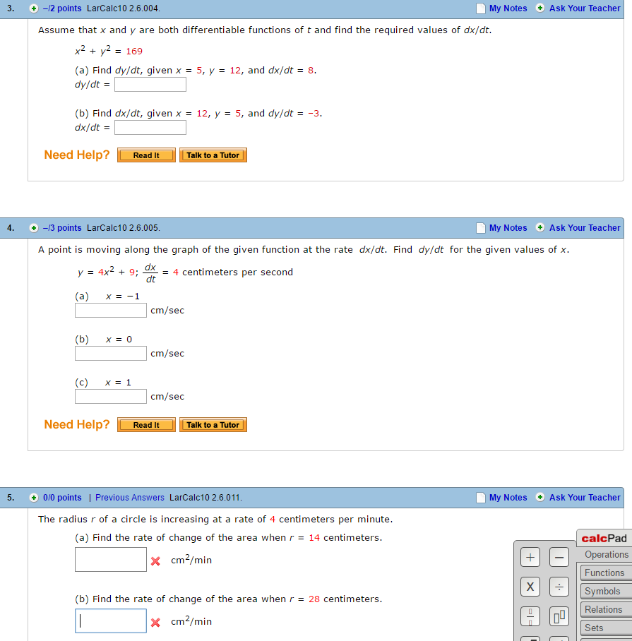 Solved Assume that x and y are both differentiable functions | Chegg.com