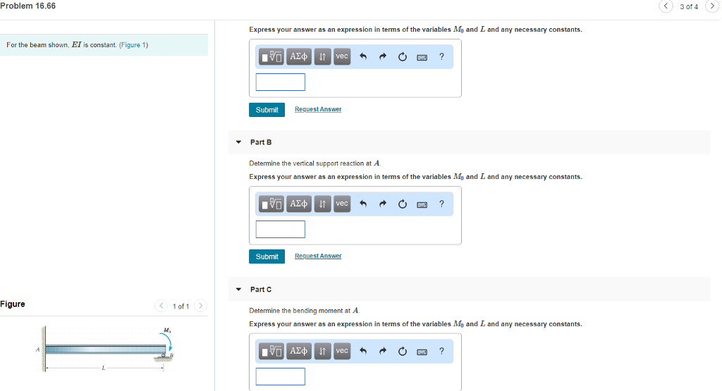 Solved Problem 16.66 Express your answer as an expression in | Chegg.com