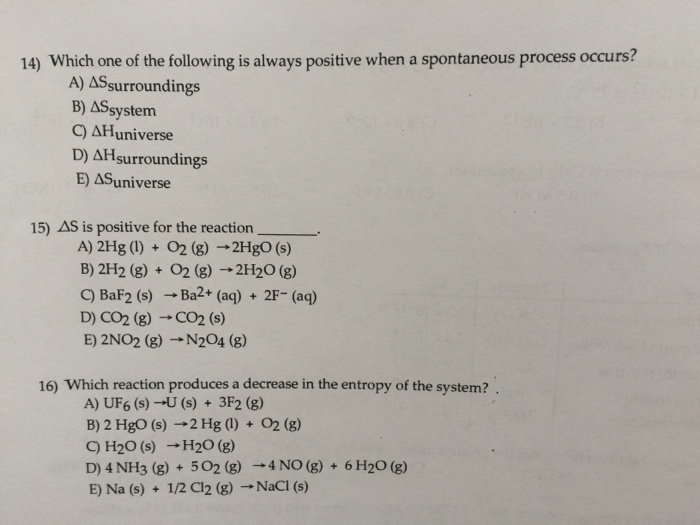 Solved Which one of the following is always positive when a
