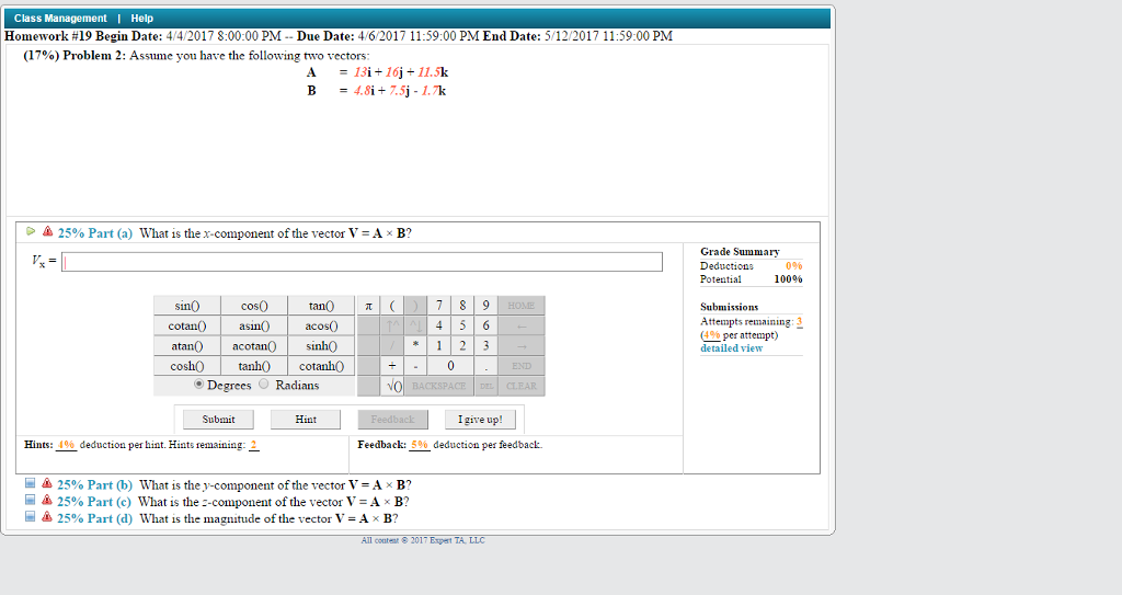 Solved Class Management I Help Homework #19 Begin Date: | Chegg.com