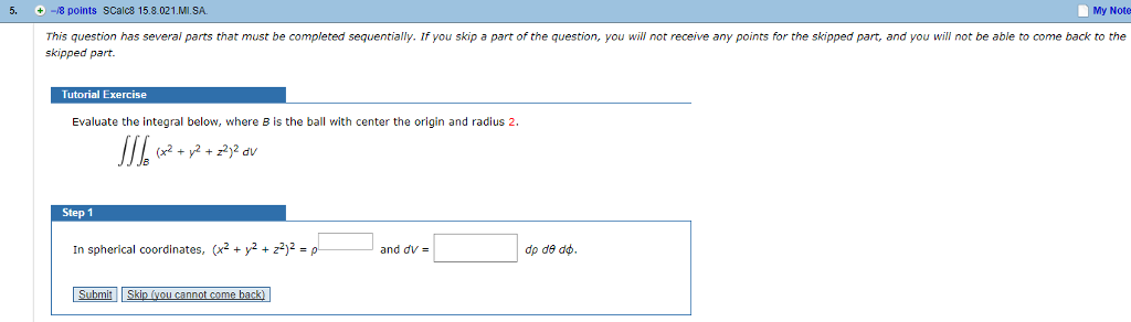 Solved Evaluate The Integral Below, Where B Is The Ball With | Chegg.com