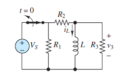 Solved Determine the final conditions on iL and v3 in the | Chegg.com