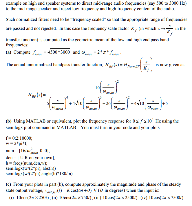 Solved 30. The transfer function of a NORMALIZED Butterworth