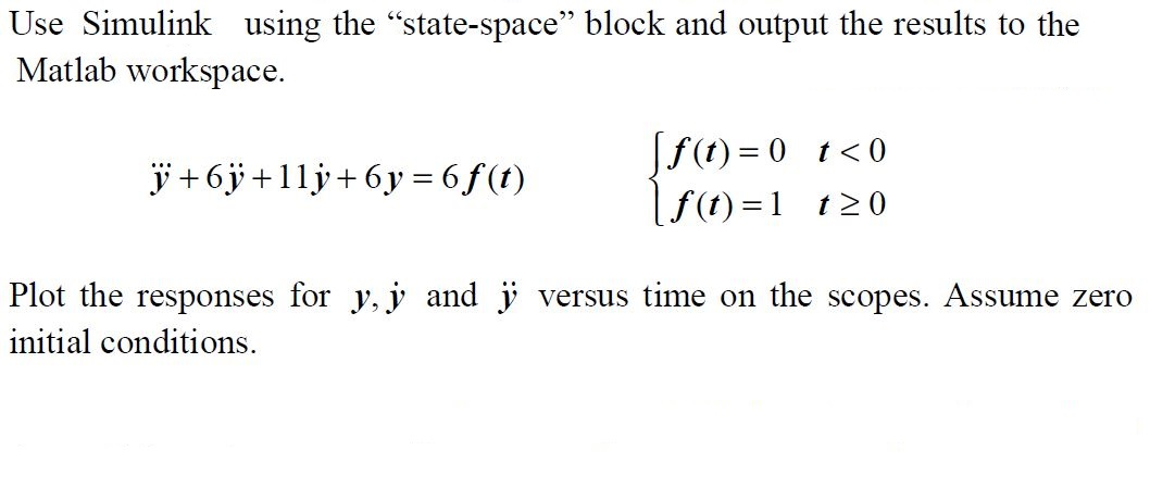 Solved Use Simulink using the