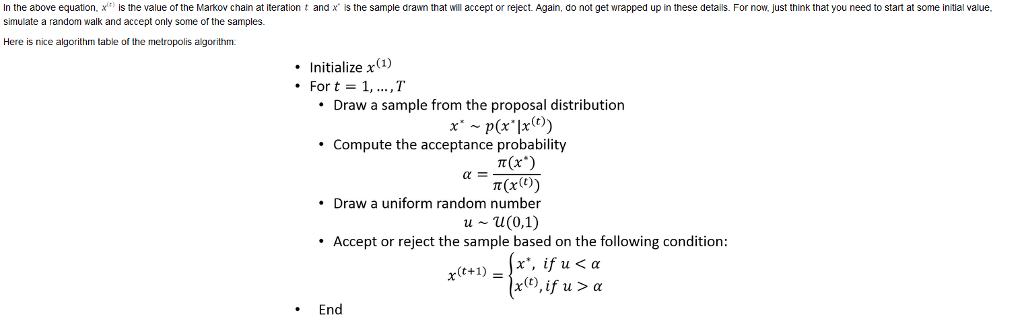 Part 3: The Metropolis Algorithm In this final part | Chegg.com