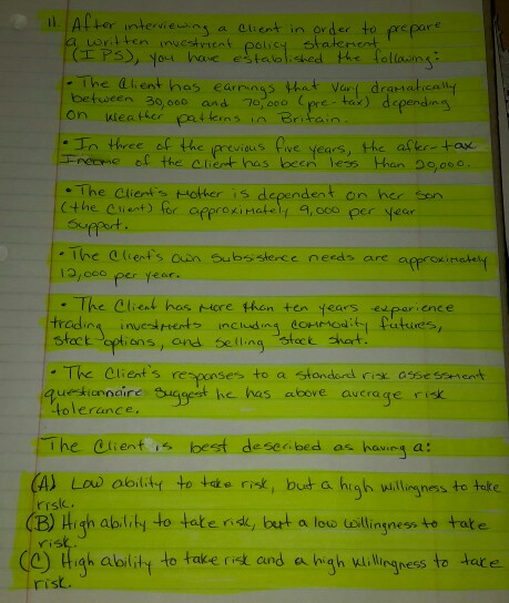 solved-after-interviewing-a-client-in-order-to-prepare-a-chegg