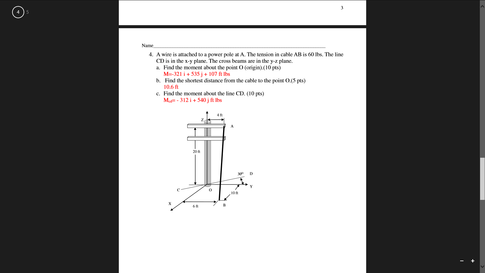 engineering statics homework