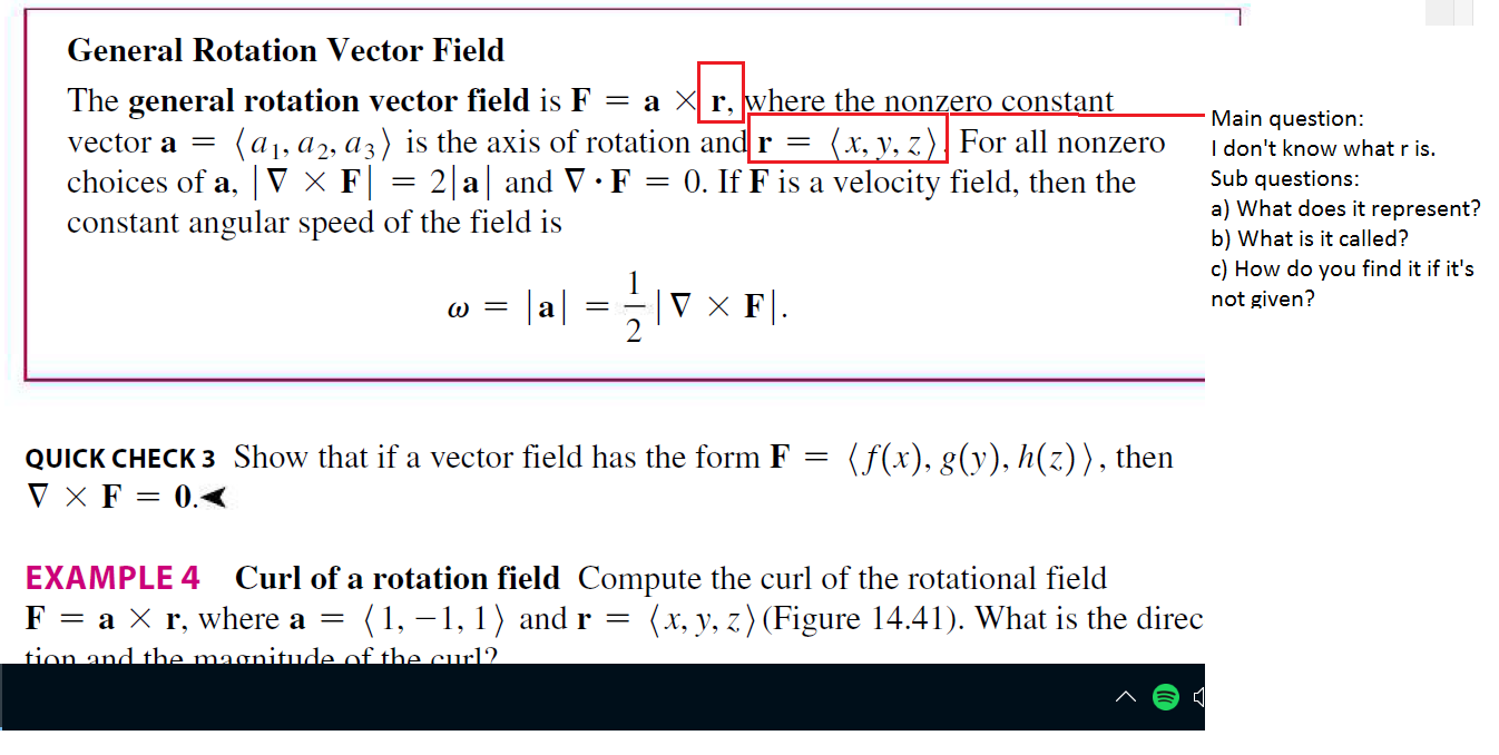 Solved General Rotation Vector Field The General Rotation | Chegg.com