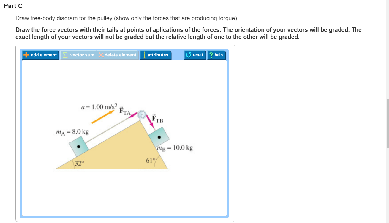 Solved Two Blocks Are Connected By A Light String Passing Chegg Com