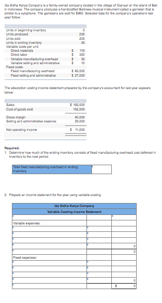 Solved Determine how much of the ending inventory consists | Chegg.com