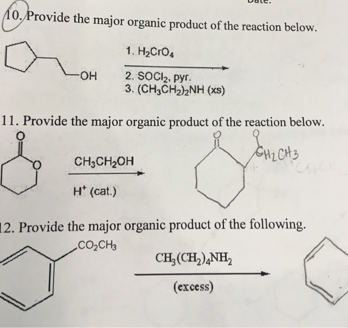 Do my organic chemistry homework