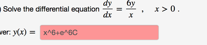 solved-solve-the-differential-equation-dy-dx-6y-x-x-0-chegg