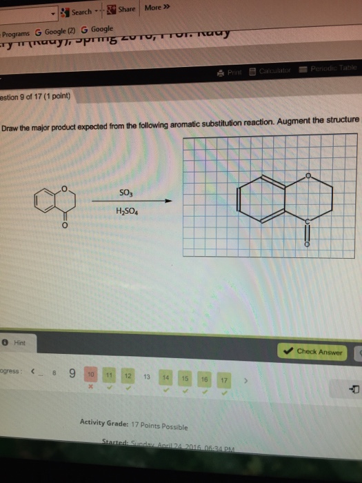 Solved Draw the major product expected from the following