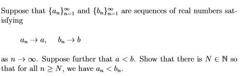 Solved Suppose that {a_n}^infinity _n=1 and {b_n}^infinity | Chegg.com