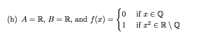 Solved Consider The Following Relations Defined From A To B, | Chegg.com