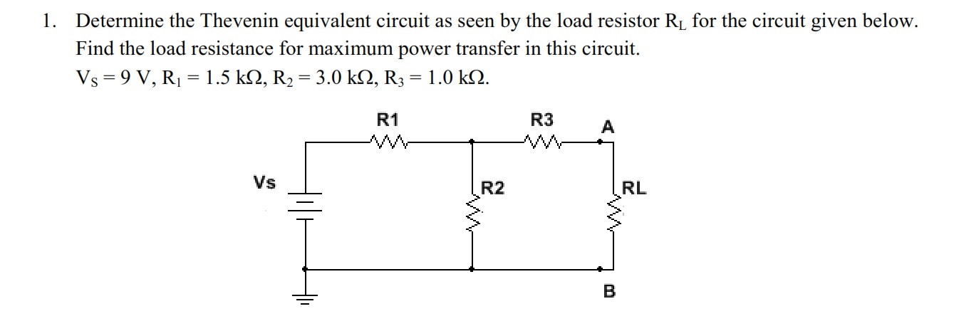 Solved Determine the Thevenin equivalent circuit as seen by | Chegg.com