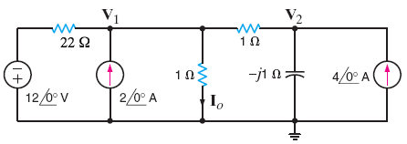 Solved Using nodal analysis, find Io in the circuit in the | Chegg.com