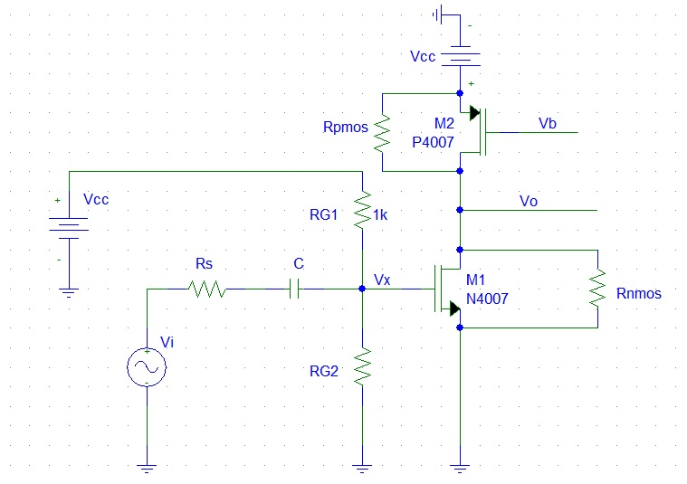 Solved Find the gain of the circuit pictured (Av = Vo/Vi). | Chegg.com