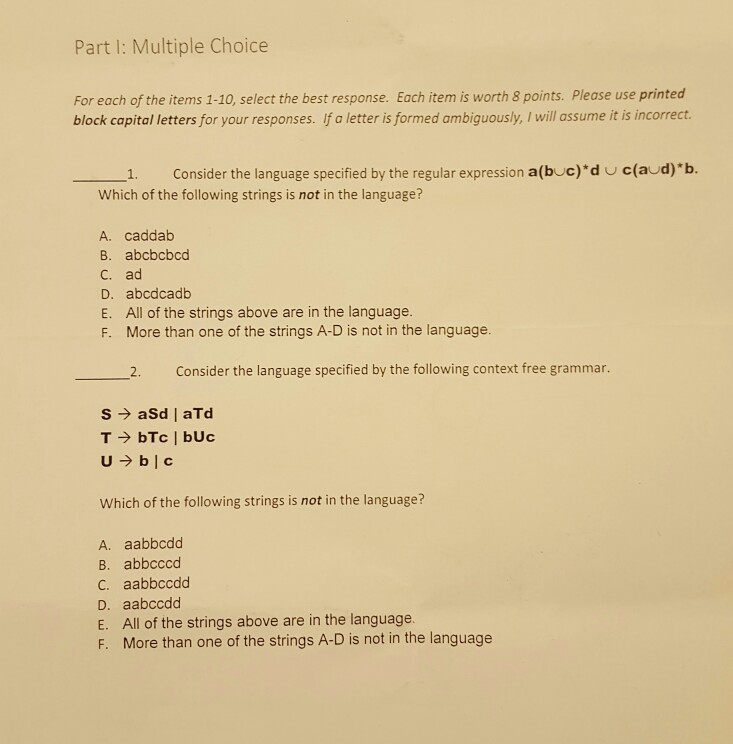 Solved COMPUTER SCIENCE THEORY: Can anyone please answer | Chegg.com
